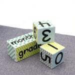 Custom Wood Blocks for Kids Colorful Baby Letter Number Models Educational