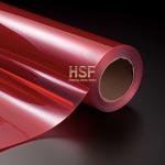Translucent Red PET Fluorosilicone Coated Release Film 30um