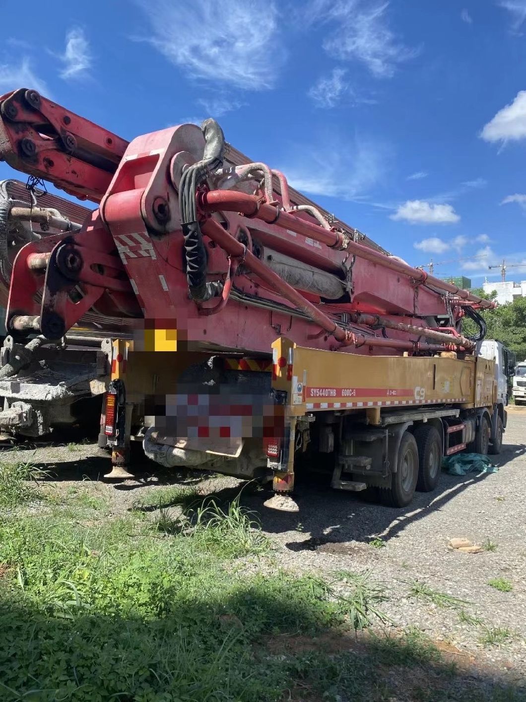 Heavy Equipment for Ready Mix 60 Meter Used Concrete Pump Truck