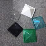 Heat Formed Roof Pyramid Skylights , 6 Foot Plastic Dome For Roof Daylighting
