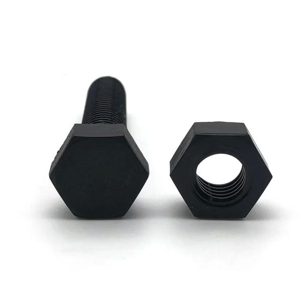 Buy cheap Hex Head Bolts DIN933 DIN934 High Strength M6-M36 Black Hex Bolt And Nut For Structure from wholesalers