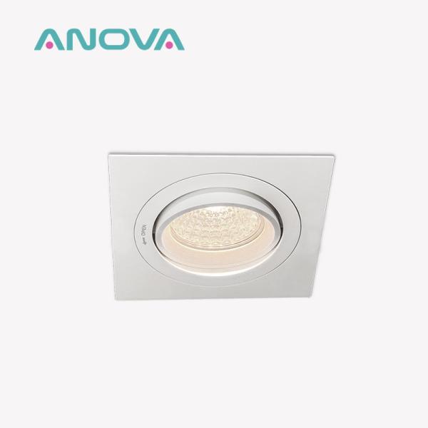 Buy cheap Commercial Square Recessed Spotlight Frame with 20° Tilt and Rotating Housing from wholesalers