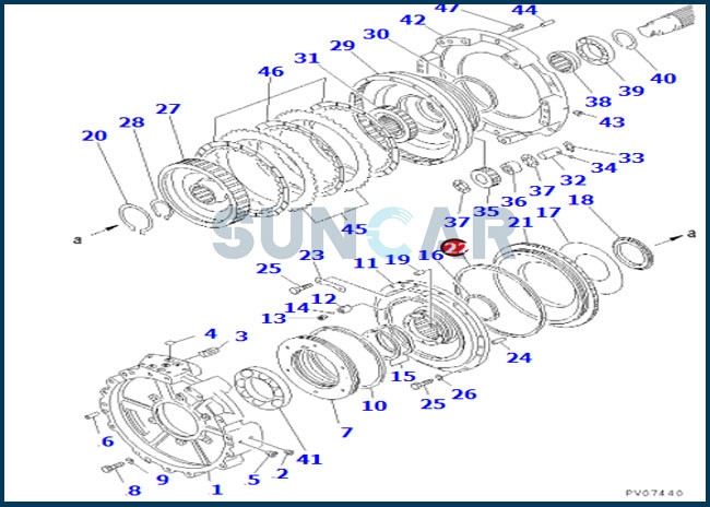 145-15-42810 1451542810 Gearbox Seal Ring For D375A-6 D275A-2