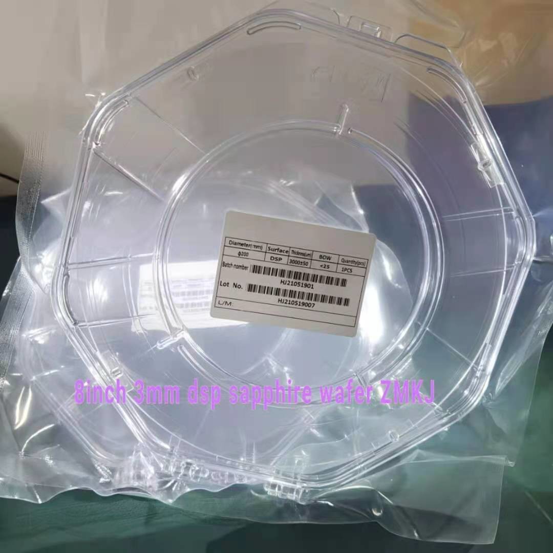 8Inch DSP 3mm Thickness Sapphire Crystal window sapphire wafers