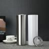 Buy cheap 20oz Stainless Steel Double Wall Vacuum Insulated Tumblers With Lid And Straw For Hot Cold Drinks White from wholesalers