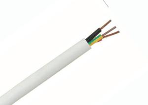Wholesale 300/500V Flat Electrical Wire , Copper Conductor LSZH Flexible Cables 100m / Coil from china suppliers