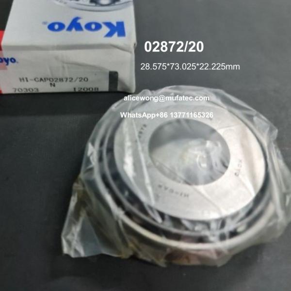 Buy cheap 02872/20 automotive bearings taper roller bearings 28.575*73.025*22.225mm from wholesalers