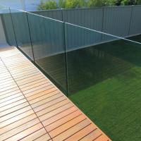 Buy cheap 10mm 12mm 15mm Frameless Glass Railing Balcony / Frameless Glass Handrail Impact product