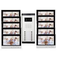 Buy cheap CCD CMOS Camera Security System Video Door Phone Intercom Bell For 10 Flats product