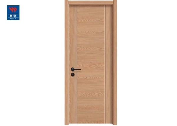 Buy cheap Waterproof Eco-Friendly Wood Plastic Panel Modern Bathroom Design Interior WPC Doors from wholesalers