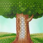 PD147 3D PVC Plastic Wall Decoration Panels for Meeting Room and Children's Play