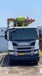 Semi-Dry Shotcrete Ready-Mix Concrete Pump Truck with Zoomlion 56meter Used Pump