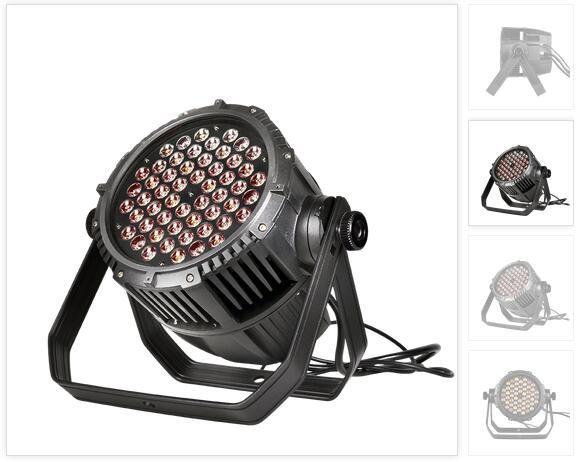 Buy cheap Outdoor 54 * 3W RGBW LED Par Can Lights 50000 Hours Life Span from wholesalers