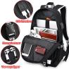 Buy cheap Factory wholesale OEM custom men trendy waterproof luminous school bags Laptop Backpack from wholesalers