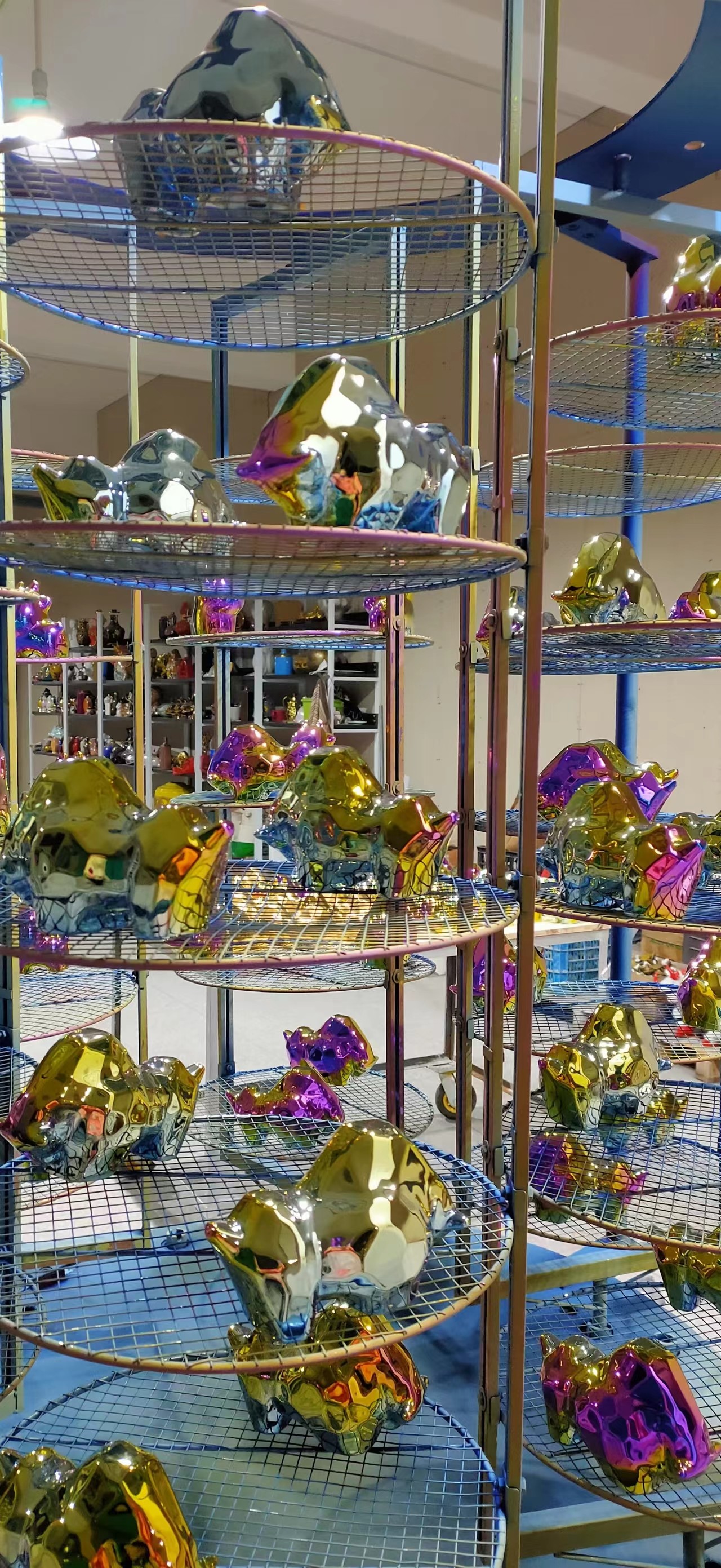 High Efficiency Stainless Steel Furniture Metal PVD Coating Equipment