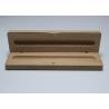 Buy cheap Unfinished Solid Wood Jewelry Box With Hinged Lid , Rectangle Rustic Wood Jewelry Box from wholesalers