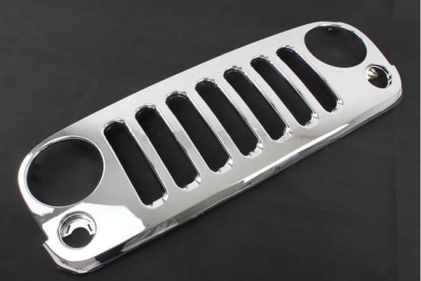 Buy cheap Front Grille For Jeep Wrangler JK 2007-2014 middle Grid 4*4 auto accessoires from wholesalers