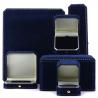 Buy cheap Handmade Rectangle Dark Blue Velvet Jewelry Box for Custom Luxury Bracelet Ring Set from wholesalers