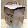 Buy cheap Lightweight collapsible jute fabric storage bin basket,Jute multifunctional moisture-proof debris storage basket desktop from wholesalers
