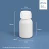 Buy cheap 50ML Fluorinated Plastic HDPE Bottle from wholesalers