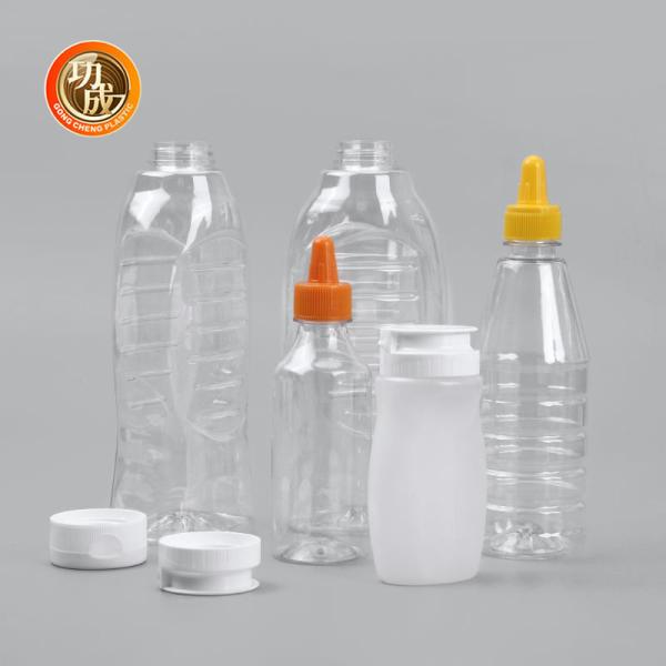 Buy cheap Flip Cap Plastic Squeeze Sauce Bottle 230ml 250ml 500ml 1000ml For Tomato Ketchup from wholesalers