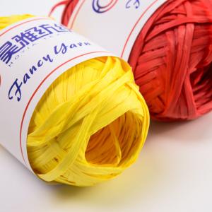 Buy cheap Custom Rayon Raffia Ribbon Yarn Crochet Craft Paper Packing from wholesalers