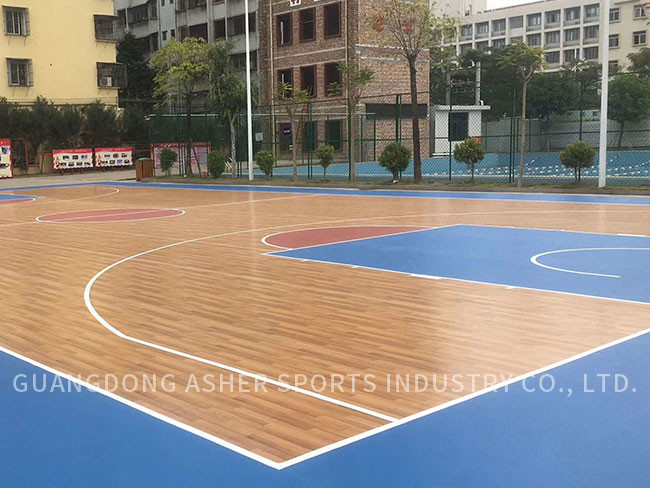 High Density PVC Sports Flooring 5mm Thickness For Badminton Court