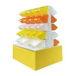Circular Supermarket Gondola Shelving Light Duty Rack Heavy Duty