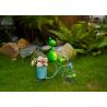 Buy cheap Metal Frog Bicycle Flowerpot Interior Decoration Outdoor Garden Flowerpot from wholesalers