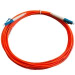 MM 0.9mm 2.0mm 3m LC UPC Fiber Optic Patch Cable Customized Length
