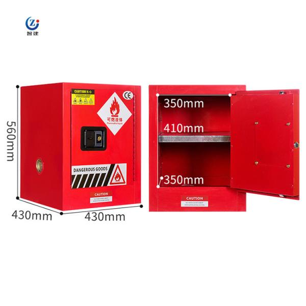 Buy cheap 2 Shelves Acid Corrosive Storage Cabinets , Fireproof Chemical Storage Cabinet from wholesalers