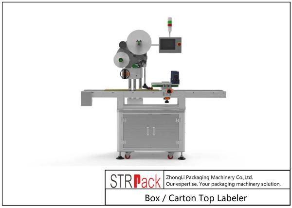 Buy cheap Box / Carton Top Labeler Bottle Labeling Machine 380V from wholesalers