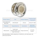 Food Grade Rubber Expansion Joints for Safe Drinking Water Flange Connection -30