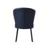Buy cheap Wrought Iron Family Grey Upholstered Dining Chair from wholesalers