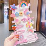 Diy Childrens Hair Accessories Fruit Shape Hair Grips Cartoon Baby For Girls