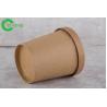 Buy cheap Food Grade Kraft Paper Cups 16 Oz Double PE Coating Thick Top Edge For Salad from wholesalers