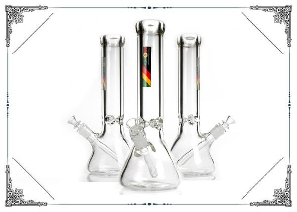 Buy cheap 9MM Thick ZOB Glass Beaker Bong 12 Inches Glass Smoking Water Pipes With Downstem from wholesalers