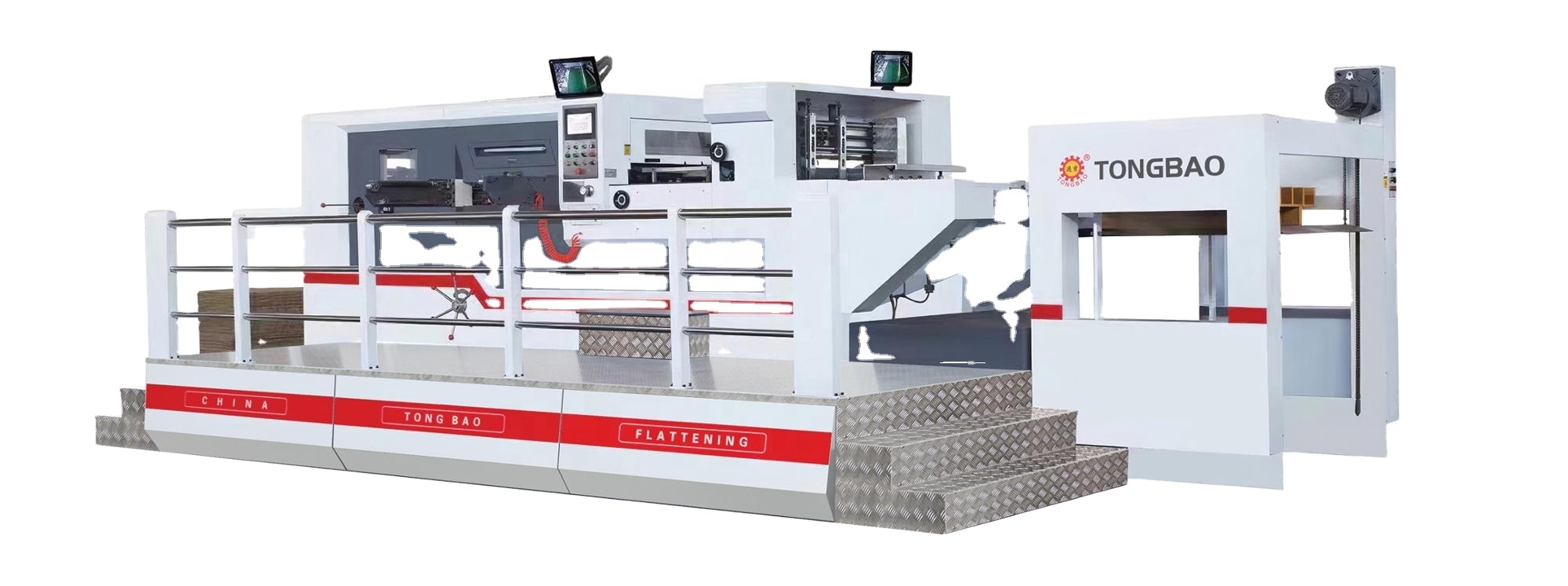 Advanced 380 V Automatic Lead Edge Die Cutting Machine with Full Waste Stripping Station