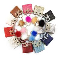 Buy cheap Dark Blue Owl Coin Bag Mini Purse Keychain Debossed Logo ROHS Certification product