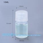 Wholesale 5ml PP Durable Small Round Brown And White Plastic Bottle Food Grade