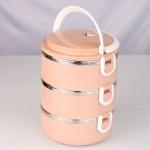 Layered Stainless Steel Thermal Tiffin Box thermal Insulated Food Container For