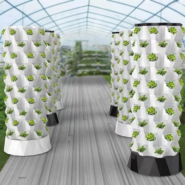 Buy cheap Nursery Indoor Garden Cultivation Vertical Hydroponic Tower With 30L Water Tank from wholesalers