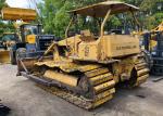 12737kg Weight Second Hand Bulldozer , Crawler Old Bulldozer Cat D4E