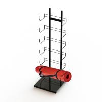 Buy cheap Flooring Stand Display yoga mat hanging rack 6 shelves 12 Layers product