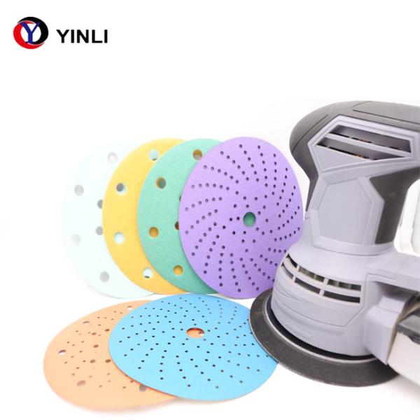 Buy cheap Ceramic 150 Grit 5 Inch 8 Hole Sanding Discs For Polishing Car from wholesalers