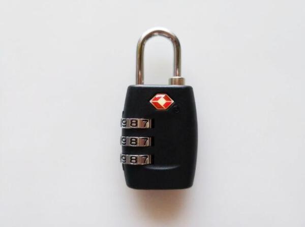 Cable zinc alloy TSA travel lock& Fashion Design blue Tsa Luggage Lock& 63g Tsa