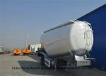 50-70cbm 2/3 Axle Cement Silo Trailer , Dry Bulk Cargo Trailer 40 - 100 Tons