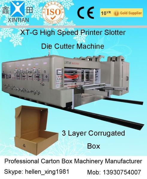 Quality Fully Automatic Carton Making Machine With 7.2mm Thickness Of Printing Plate for sale