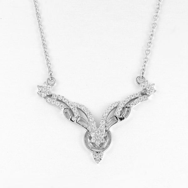 Buy cheap Mens 925 Sterling Silver Necklaces 4.82g Antler Rope Chain from wholesalers