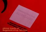 Durable plastic Biohazard Bags for medical waste, biohazard specimen transport